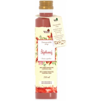 Naturptodukt Domácí sirup Šípkový 250 ml – Zboží Mobilmania