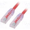 síťový kabel Panduit UTP6AX5MRD Patch, TX6A™ 10Gig,U/UTP, 6a, drát, Cu, PVC, 5m, červený