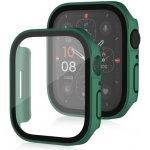 VSECHNONAMOBIL 67561 PC FULL COVER Plastový kryt so sklom pre Apple Watch SE / SE 2022 / SE 2023 / SE 2025 (44mm) zelený – Zboží Živě