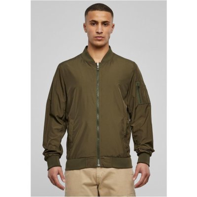 Build Your Brand Pánská bunda bomber BY045 Dark Olive – Zboží Dáma