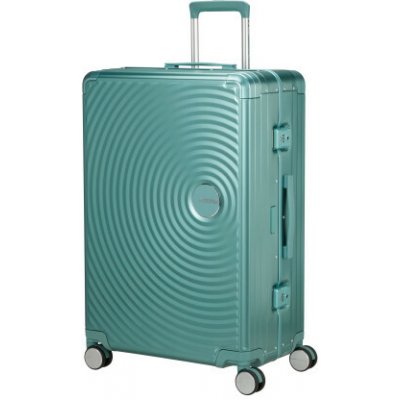 American Tourister SOUNDBOX ALU SPINNER 77/28 TSA tyrkysová 100 l – Zboží Mobilmania