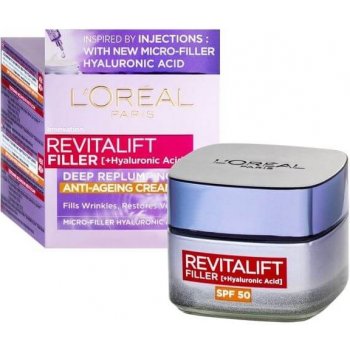 L'Oréal Revitalift Filler Anti-ageing Cream SPF50 pleťový krém 50 ml