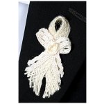 Svatební mašlička malá ze světlé juty – Hledejceny.cz