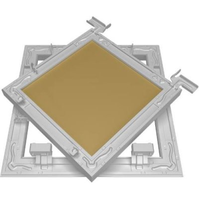 Euronářadí Dvířka revizní 200 x 200 mm ALU bílé – Zboží Mobilmania