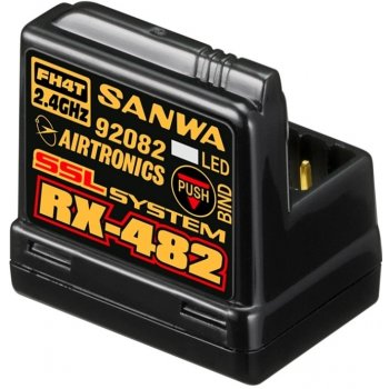 RX-482 přijímač 2.4GHz FH3,FH4 4-kanál SSR telemetrický