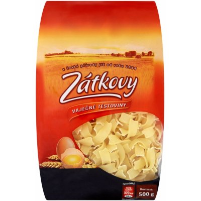 Zátkovy vaječné těstoviny široké nudle, 0,5 kg – Zboží Dáma
