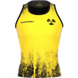 Smmash pánské sportovní kompresní tank top tílko Nuclear žluté