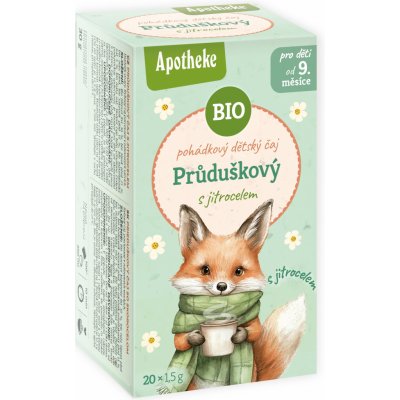 Apotheke BylinnýPrůduškový s jitrocelem BIO nálev. sáčky 20 x 1,5 g – Hledejceny.cz
