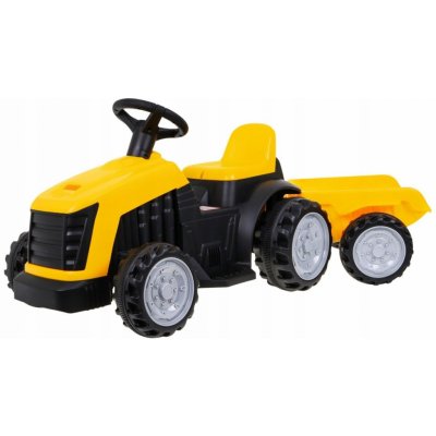 RKToys elektrický traktor s přívěsem Žlutá