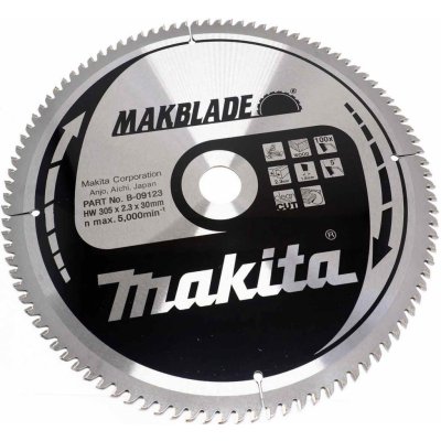 Makita pilový kotouč na dřevo B-09123 MAKBLADE, 305x30mm, 100 zubů – Zbozi.Blesk.cz