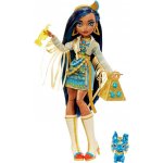 Mattel Monster High Cleo De Nile Doll With Blue Streaked Hair And Pet Dog – Zboží Dáma