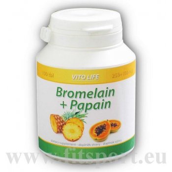 Vito Life Bromelain + Papain 100 kapslí