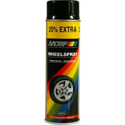 Motip lak na disky kol černá mat 4019 500 ml | Zboží Auto