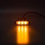MINI PREDATOR 3x1W LED, 12-24V, oranžový, ECE R10, KF003HD | Zboží Auto