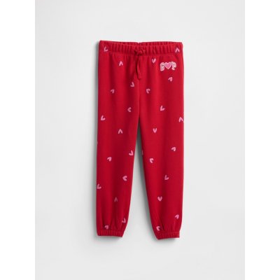 GAP Baby tepláky s logem Červená – Zboží Mobilmania