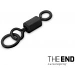 DELPHIN Kaprařský obratlík s kroužkem THE END Ring Swivel vel.4 28kg 10ks – Sleviste.cz