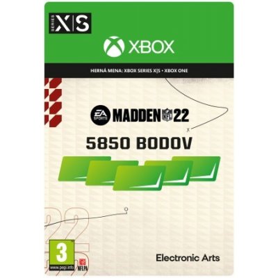 Madden NFL 22 5850 Madden Points – Zbozi.Blesk.cz