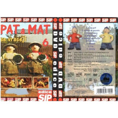 Pat a Mat 6 Balení Papírový obal DVD