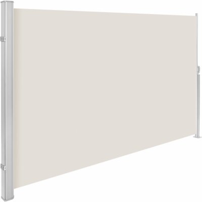 tectake 401526 boční markýza výsuvná s rolovacím mechanismem - 160 x 300 cm,béžová – Zboží Mobilmania