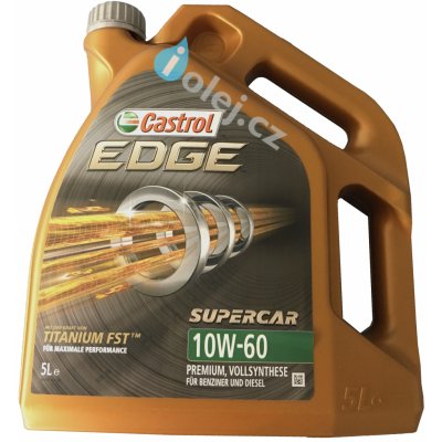 Castrol Edge Titanium FST Supercar 10W-60 5 l – Zbozi.Blesk.cz