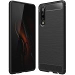 Pouzdro Forcell CARBON Huawei P30 černé – Zboží Mobilmania