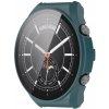 Obal a kryt k chytrým hodinkám PROTEMIO 39903 Plastový kryt s ochranným sklem pro Xiaomi Watch S1 zelený