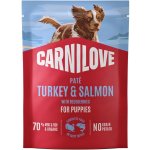 Carnilove Dog Paté Turkey & Salmon with Blueberries for Puppies 300 g – Hledejceny.cz