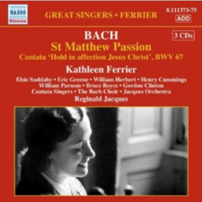 Bach Johann Sebastian - St. Matthew Passion CD – Hledejceny.cz