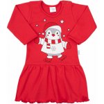 New Baby Kojenecké bavlněné šatičky s čelenkou Winter Penguin – Zboží Dáma