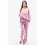 Gina dlouhé dámské s potiskem 19141P cukrová hvozdíková – Zboží Dáma