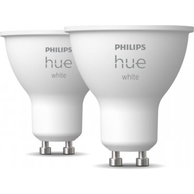 Philips Hue White LED žárovka GU10 400lm 5.2W 2ks – Zboží Mobilmania