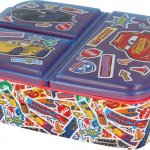 Stor box na svačinu Cars Stickers multibox 16x12x5 cm – Zboží Dáma