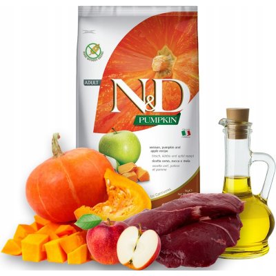N&D Pumpkin Adult Cat Grain Free Venison & Apple 5 kg – Zboží Dáma N&D Pumpkin Adult Cat Grain Free Venison & Apple 5 kg – Zboží Dáma