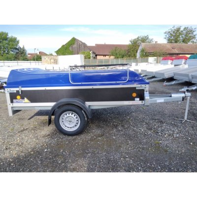 Agados VZ-26 Exclusive 750 kg - N1 + POČ, laminátové víko uzamykatelné, nosič zavazadel – Sleviste.cz