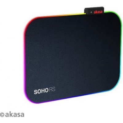 AKASA podložka pod myš SOHO RS, RGB gaming mouse pad, 35x25cm, 4mm thick AK-MPD-06RB – Zboží Mobilmania