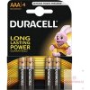 Baterie primární Duracell Basic AAA 4ks 10PP100005