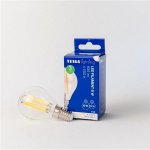 Tesla LED žárovka miniglobe FILAMENT RETRO E14, 6W, 230V,806lm,25 000h, 4000K denní bílá, 360st,či MG140640-1 – Zboží Živě