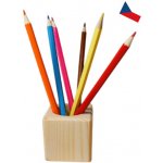 Dřevěný stojánek na tužky - Sova – Zboží Dáma