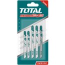 TOTAL-TOOLS TAC51051 Plátky do přímočaré pily, mix plátků, 5ks