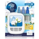 Ambi Pur 3 Volution Cotton Flower elektrický osvěžovač náplň 3 x 20 ml – Sleviste.cz