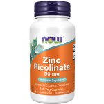 Now Foods Pikolinát Zinku 50 mg 120 kapslí – Hledejceny.cz