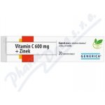 Generica Vitamin C 600 mg + Zinek 20 tablet – Zbozi.Blesk.cz