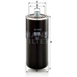 Olejový filtr MANN-FILTER WD 962/9