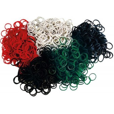 Gumičky do hřívy standard bílé – Zboží Dáma