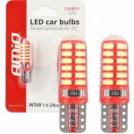 LED Amio Canbus 24 x SMD 3014, T10e (W5W), Silca White, 12 V, sada 2 ks | Zboží Auto