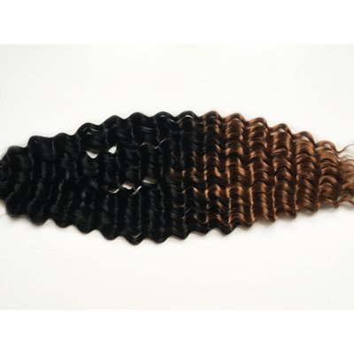 Vlnitý kanekalon - Cherish Barva: DE30 (ombré černá-hnšdá, black-brown shaded), Značka: Cherish: Deep Twist Bulk