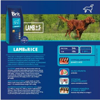 Brit Premium Lamb & Rice 3 kg