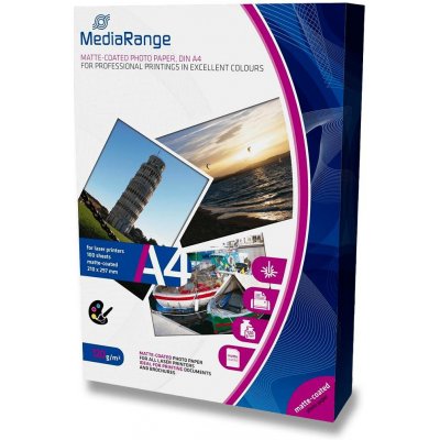 MediaRange A4, 120 g, 100 listů – Zboží Mobilmania