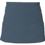 Link Kitchen Wear Krátká barmanská zástěra se třEma předníma kapsama Postman Grey Pantone 7545 X983 – Zboží Mobilmania