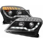 Přední světlomety, světla, lampy Opel Astra H, 2004-2009, LED Daylight, černé black + LED blinkr | Zboží Auto